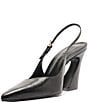 Schutz Lexi Slingback Leather Pointed Toe Pumps - Image 6