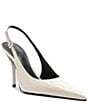 Schutz Liora Patent Leather Pointed Toe Slingback Pumps - Image 1