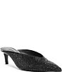 Schutz Loren Mid Suede Dress Mules - Image 1