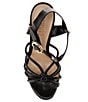 Color:Black - Image 5 - Mahi Knotted Leather Buckle Dress Sandals