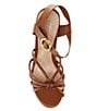 Color:New Caramelo - Image 5 - Mahi Knotted Platform Ankle Strap Sandals