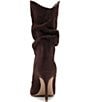 Schutz Maryana Slouch Nubuck Pointed Toe Stiletto Mid Calf Boots - Image 4