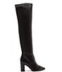 Schutz Mikki Block Leather Over-the-Knee Block Heel Boots | Dillard's