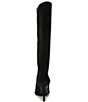 Schutz Mikki Up Nubuck Suede Pointed Toe Stiletto Tall Boots - Image 4