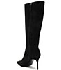 Schutz Mikki Up Nubuck Suede Pointed Toe Stiletto Tall Boots - Image 5
