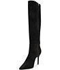 Schutz Mikki Up Nubuck Suede Pointed Toe Stiletto Tall Boots - Image 6