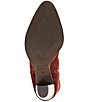 Schutz Miller Up Suede Block Heel Pointed Toe Tall Boots - Image 6