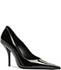 Schutz Miranda Patent Leather Pointed Toe Stiletto Pumps - Image 1
