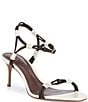 Schutz Nara Leather Mid Heel Dress Sandals - Image 1