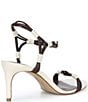 Schutz Nara Leather Mid Heel Dress Sandals - Image 2