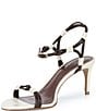 Schutz Nara Leather Mid Heel Dress Sandals - Image 4