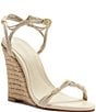 Schutz Nara Wedge Leather Sandals - Image 1
