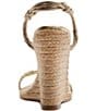 Schutz Nara Leather Espadrille Wedge Sandals - Image 4