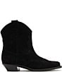 Schutz Nash Suede Pointed Toe Western Booties - Image 2