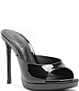 Schutz Sally Platform Patent Leather Dress Slide Sandals - Image 1