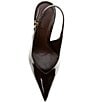 Schutz Siena Patent Leather Wedge Slingback Pumps - Image 5