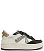 Color:White/Black - Image 2 - St Bold Leather Sneakers