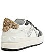 Color:White/Black - Image 3 - St Bold Leather Sneakers
