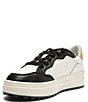 Color:White/Black - Image 6 - St Bold Leather Sneakers