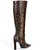 Schutz Ulla Up Snake Print Leather Tall Boots - Image 2