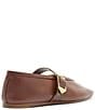 Schutz Vick Leather Buckle Strap Mary Jane Ballet Flats - Image 3