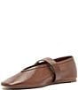 Schutz Vick Leather Buckle Strap Mary Jane Ballet Flats - Image 6