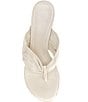 Color:Pearl - Image 5 - Willow Leather Thong Sandals