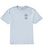 Scotch & Soda Beach Graphic Short Sleeve T-Shirt, Color:Sky Blue - Image 2