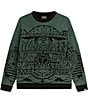 Scotch & Soda Ornate Chenille Jacquard Wool Blend Pullover - Image 1