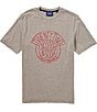 Scotch & Soda Denim Artwork Short Sleeve T-Shirt, Color:Grey Melange - Image 1