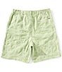 Scotch & Soda Embroidered Linen Blend 7#double; Inseam Shorts, Color:Pistachio - Image 2