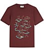Scotch & Soda Front Artwork Short Sleeve T-Shirt - Image 1