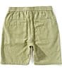 Scotch & Soda Linen Blend 7#double; Inseam Shorts, Color:Calla Green - Image 2