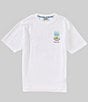 Scotch & Soda Relaxed Fit Graphic Print Short Sleeve T-Shirt, Color:White - Image 2