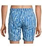 Scotch & Soda Stripe Print 6#double; Inseam Swim Trunks, Color:Vuur Island Stripe - Image 2