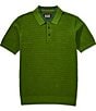 Scotch & Soda Structure Knit Polo Shirt - Image 1