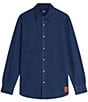 Scotch & Soda Structured Denim Long Sleeve Woven Shirt - Image 1