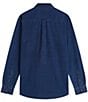 Scotch & Soda Structured Denim Long Sleeve Woven Shirt - Image 2