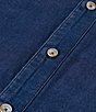 Scotch & Soda Structured Denim Long Sleeve Woven Shirt - Image 3