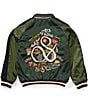 Scotch & Soda The 40th Anniversary Souvenir Reversible Bomber Jacket, Color:Climbing Ivy - Image 1