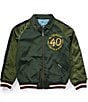 Scotch & Soda The 40th Anniversary Souvenir Reversible Bomber Jacket, Color:Climbing Ivy - Image 3