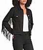 Scully Denim Fringe Jacket - Image 1
