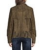 Scully Olive Suede Fringe Jacket - Image 2