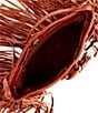 Scully Soft Leather Fringe Crossbody Bag, Color:Cognac - Image 3