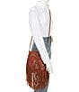 Scully Soft Leather Fringe Crossbody Bag, Color:Cognac - Image 4