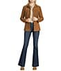 Scully Suede Leather Fringe Button Front Jacket, Color:Cinnamon - Image 4
