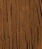 Scully Western Tiered Suede Fringe Mini Skirt, Color:Cinnamon - Image 4