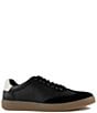 Section X Men's Austin Leather Suede Lace-Up Sneakers, Color:Black - Image 1