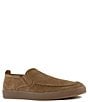 Section X Men's Austin Nubuck Leather Slip On Sneakers, Color:Tan - Image 1