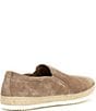 Color:Taupe - Image 2 - Men's Byron Suede Slip-On Espadrille Sneakers